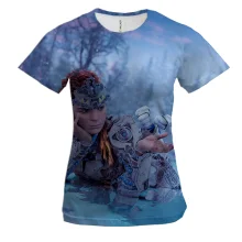 Жіноча 3D футболка Aloy - Horizon Forbidden West