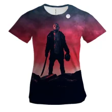 Женская 3D футболка Jason Voorhees - "Friday the 13th"