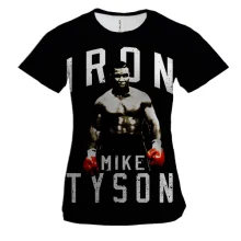 Жіноча 3D футболка Iron Mike Tyson