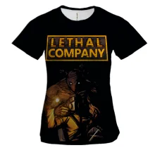 Женская 3D футболка Lethal Company