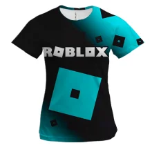 Жіноча 3D футболка Roblox лого
