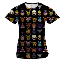 Жіноча 3D футболка Five Nights at Freddy