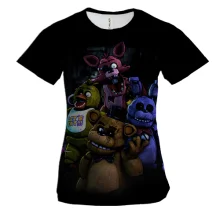 Жіноча 3D футболка Аніматроніки - FNaF
