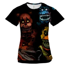 Женская 3D футболка Five Nights at Freddy