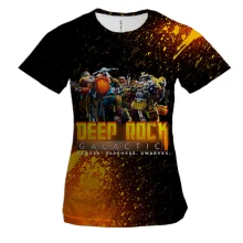 Жіноча 3D футболка Deep Rock Galactic - Dwarfs
