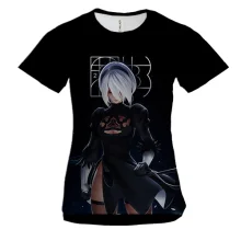 Женская 3D футболка Nier - 2B