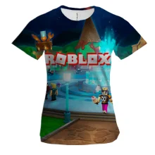 Женская 3D футболка Roblox
