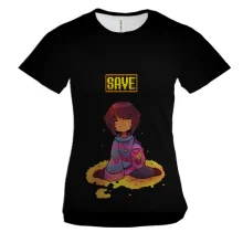 Женская 3D футболка Undertale - Frisk
