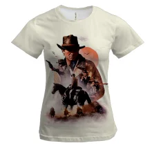 Жіноча 3D футболка Red dead Redemption 2 Art