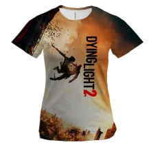 Женская 3D футболка Dying Light 2