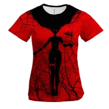 Женская 3D футболка Dead by Daylight, ghost