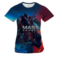 Жіноча 3D футболка Mass Effect, art