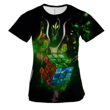 Женская 3D футболка Dota 2 - Rubick