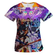 Женская 3D футболка герои аниме Kill La Kill