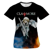 Женская 3D футболка Клэр - Claymore