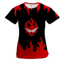 Жіноча 3D футболка GURREN LAGANN, LOGO