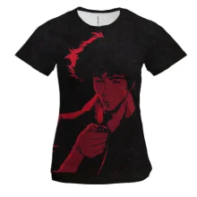 Женская 3D футболка Спайк Шпигель - Cowboy Bebop
