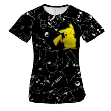 Женская 3D футболка Пікачу - Pokemon