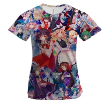 Женская 3D футболка Touhou Project персонажи