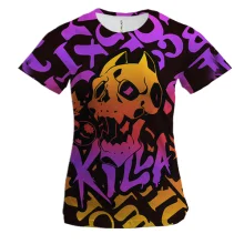 Женская 3D футболка KILLA, Killer Queen - JoJo’s Bizarre Adventure