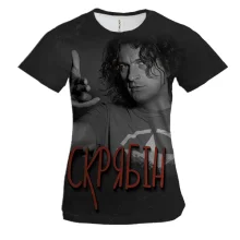 Жіноча 3D футболка з Кузьмою Скрябіним