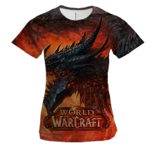 Женская 3D футболка "World of Warcraft"