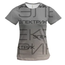 Жіноча 3D футболка для електрика