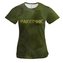 Жіноча 3D футболка для ракетника