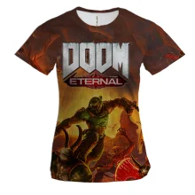 Жіноча 3D футболка Doom Eternal