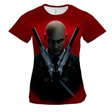 Женская 3D футболка Hitman Absolution
