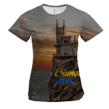 Жіноча 3D футболка Crimea UA