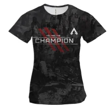 Женская 3D футболка You Are The Champion APEX Legends