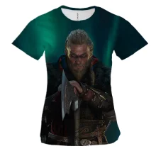 Жіноча 3D футболка Assassin’s Creed Valhalla (Вікінг)