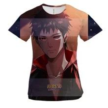 Женская 3D футболка Naruto characters 38