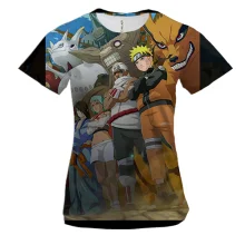 Женская 3D футболка Naruto`s comand 6
