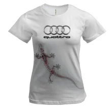 Женская 3D футболка Audi Quattro