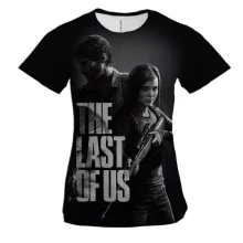Жіноча 3D футболка The last of us BW