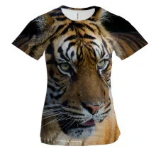 Женская 3D футболка Big Tiger