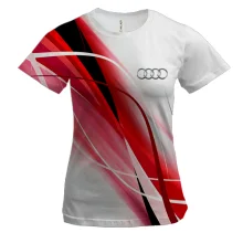 Жіноча 3D футболка Audi (Абстракція)
