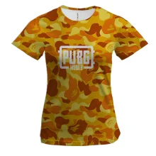 Жіноча 3D футболка PUBG x BAPE