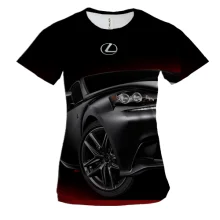 Женская 3D футболка Lexus