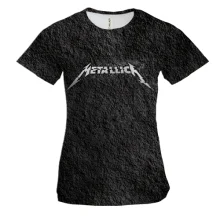 Жіноча 3D футболка Metallica (лава)