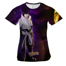 Жіноча 3D футболка Naruto and Sasuke