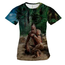 Женская 3D футболка Far Cry 3 с Ваасом