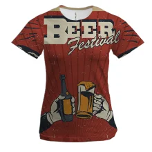 Жіноча 3D футболка Beer festival