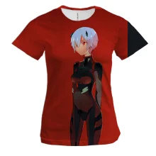 Жіноча 3D футболка Red and black anime girls