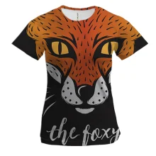 Женская 3D футболка The foxy