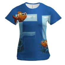 Жіноча 3D футболка Fish