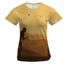Жіноча 3D футболка Tennis players