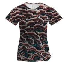 Женская 3D футболка Mushrooms pattern